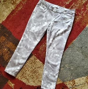Express Stella Regular Fit Low-Rise Tie Dye Ankle Jeans Tie Dye